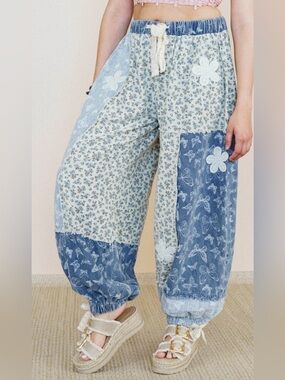 New POL Sweet Harmony pants in denim blue